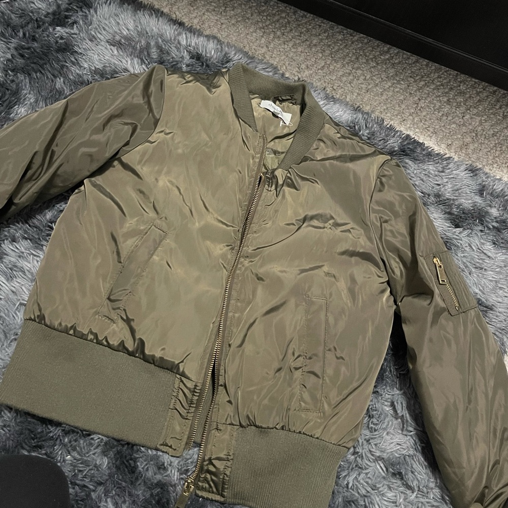 Army green bomber